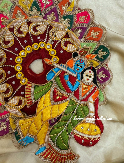 Radha krishna heavy poshak for laddu gopal