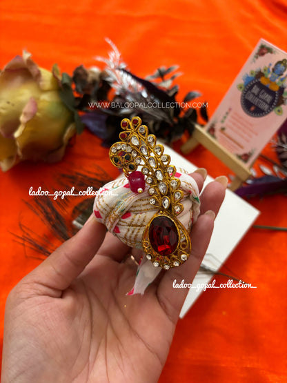 Heavy kundan kilangi for pagdi