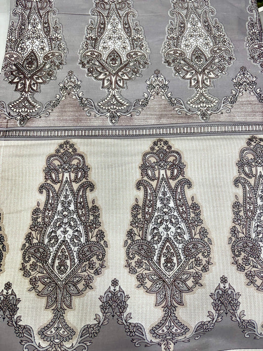 Royal Heritage 100% Cotton King Size Bedsheet