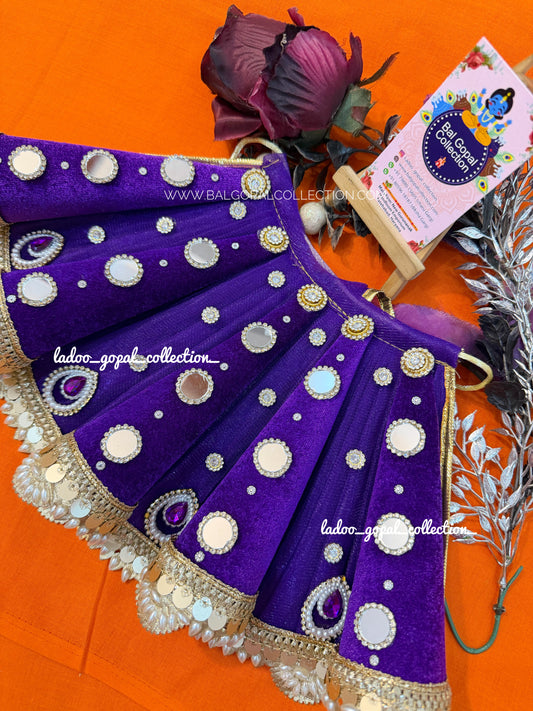 Premium purple lehnga for mata rani