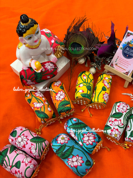 Pichwai pillow for laddu gopal