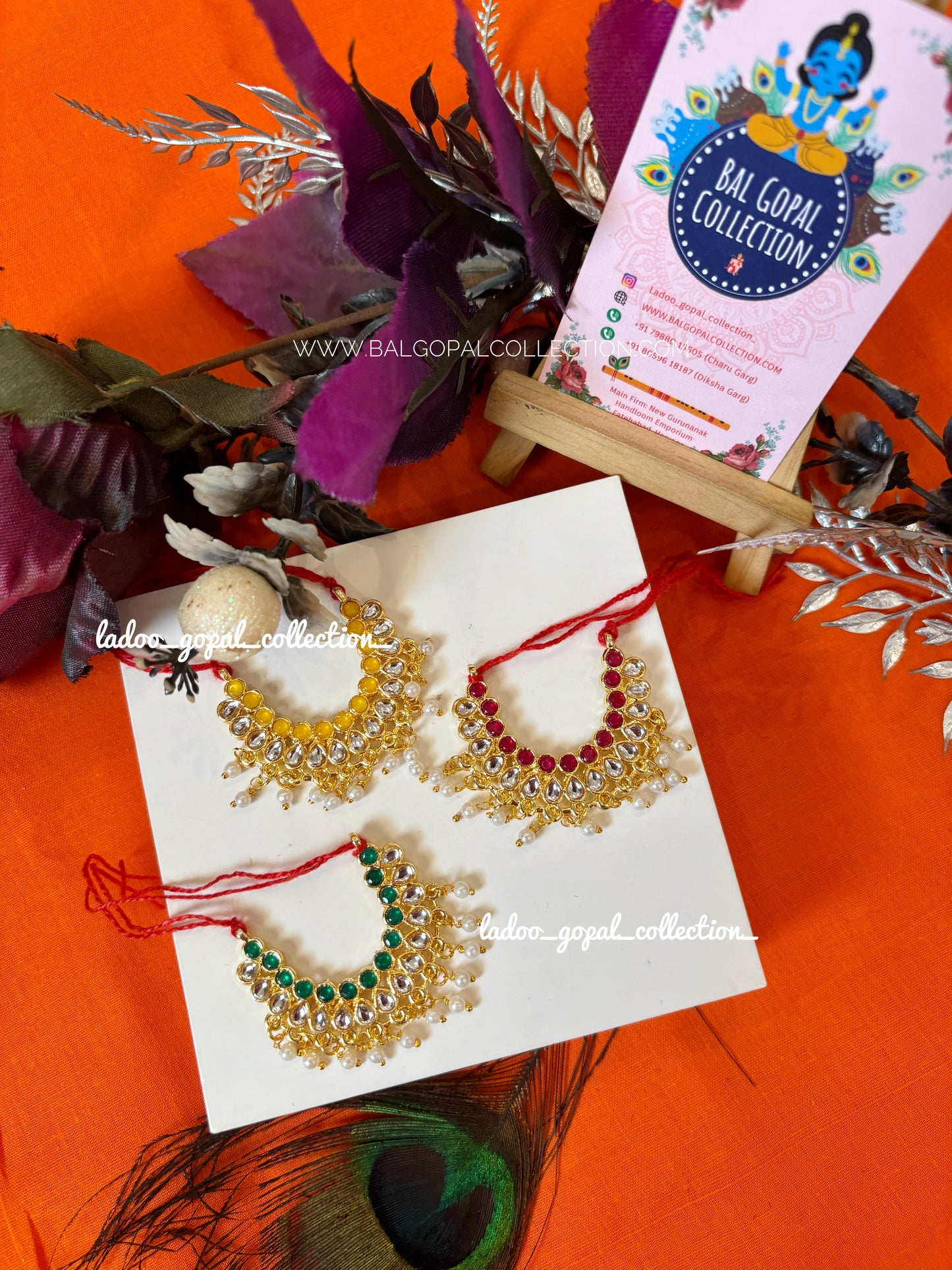 Kundan choker for laddu gopal