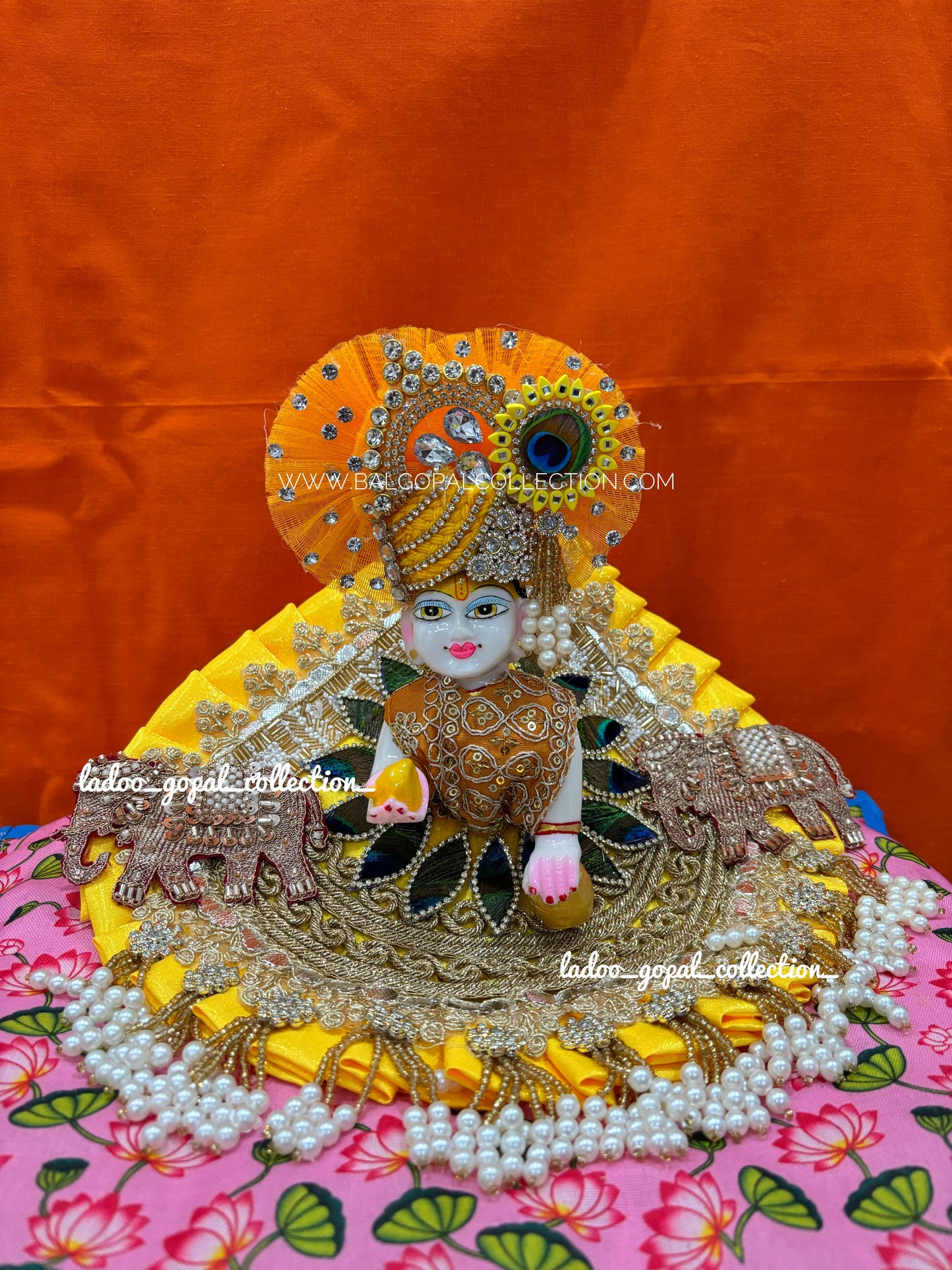 Premium yellow poshak with pagdi