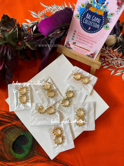 Stone bangles for laddu gopal size 0-1-2-3 (2 pair)
