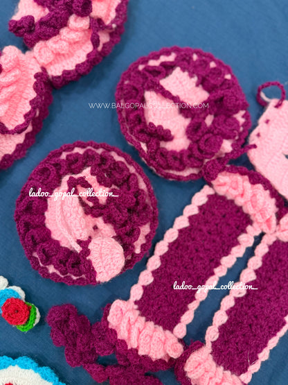 Premium woollen poshak for laddu gopal/ radha rani