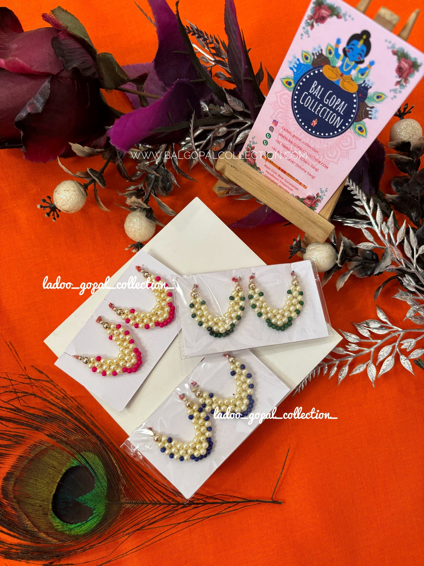 Small mala for laddu gopal (set of 2)