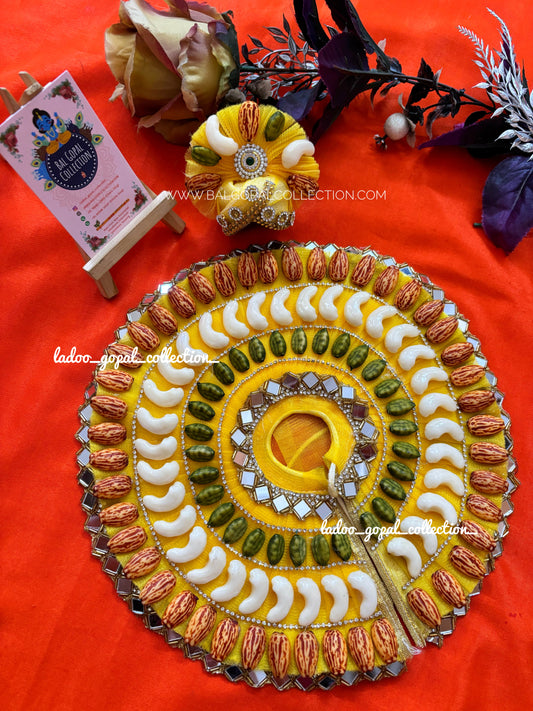 Diwali special dryfruits poshak for laddu gopal