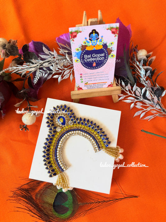 Handmade Premium kundan chandrika for radha rani