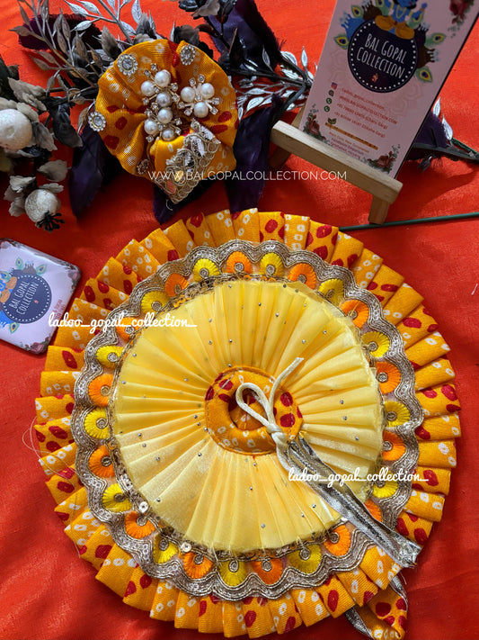 Yellow poshak for laddu gopal