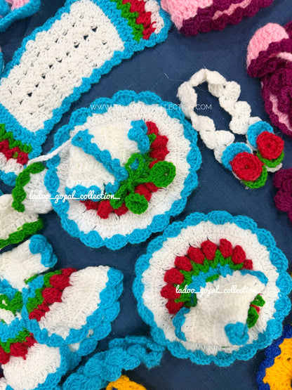 Premium woollen poshak for laddu gopal/ radha rani
