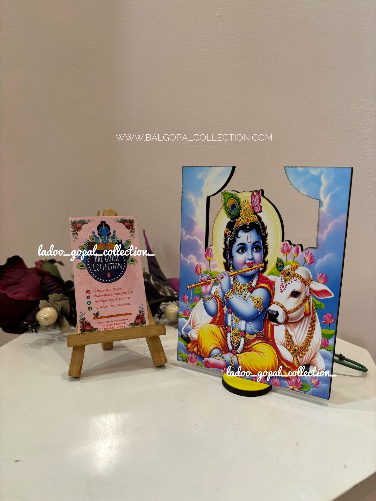 Gauvallabh | Divine Bal Krishna Wooden leela