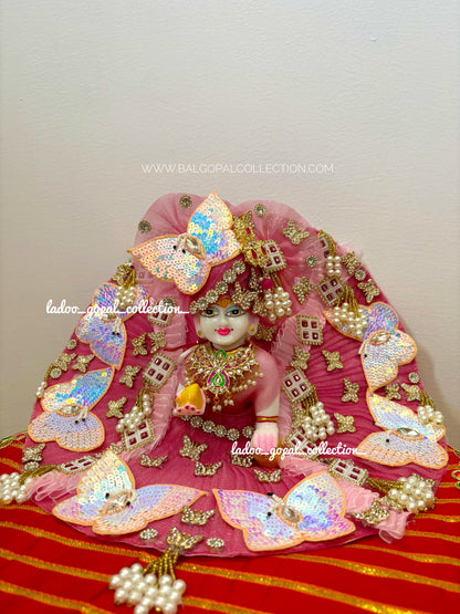 Titli poshak for laddu gopal with pagdi