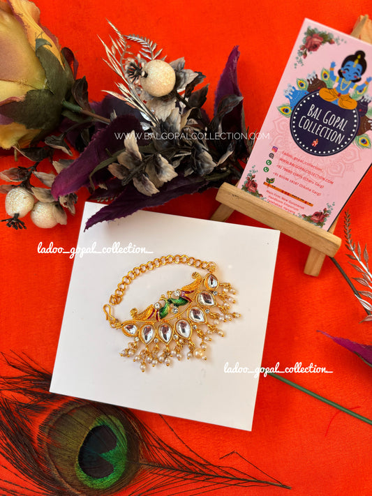 Peacock Mala for Laddu Gopal for size 4-5-6