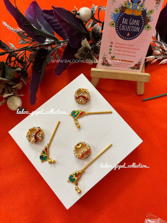 Mukut + Bansi combo size 0-1