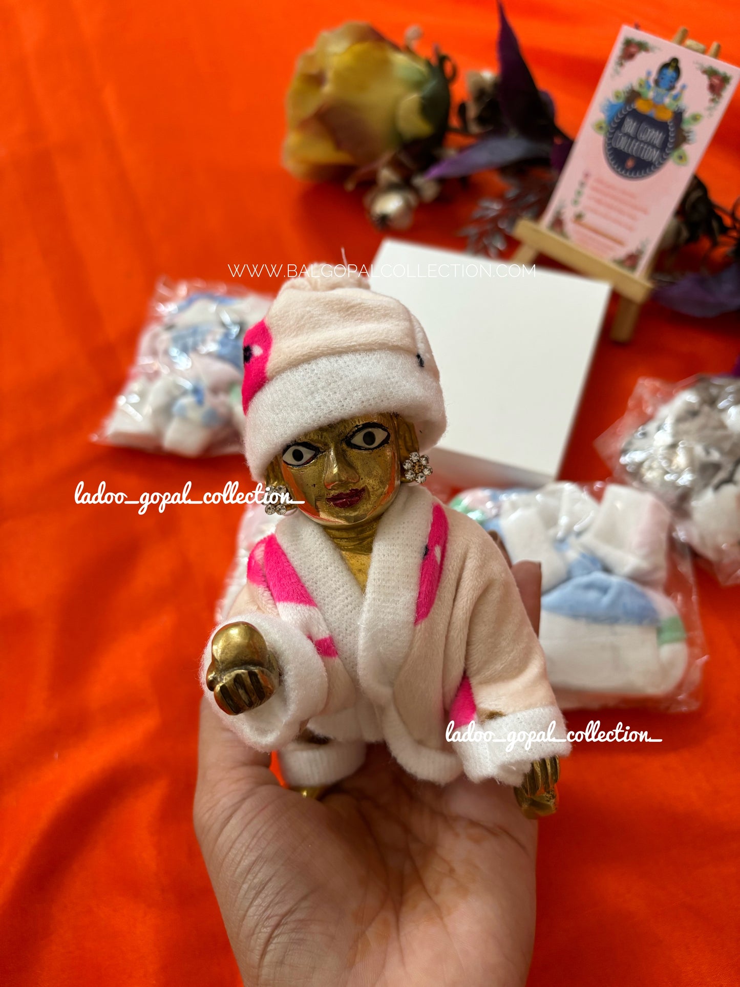 Winter night suit for laddu gopal (2 pcs)