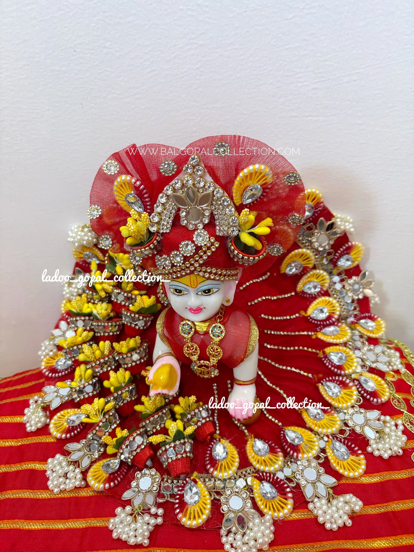 Premium Laddu Gopal Poshak with Pagdi