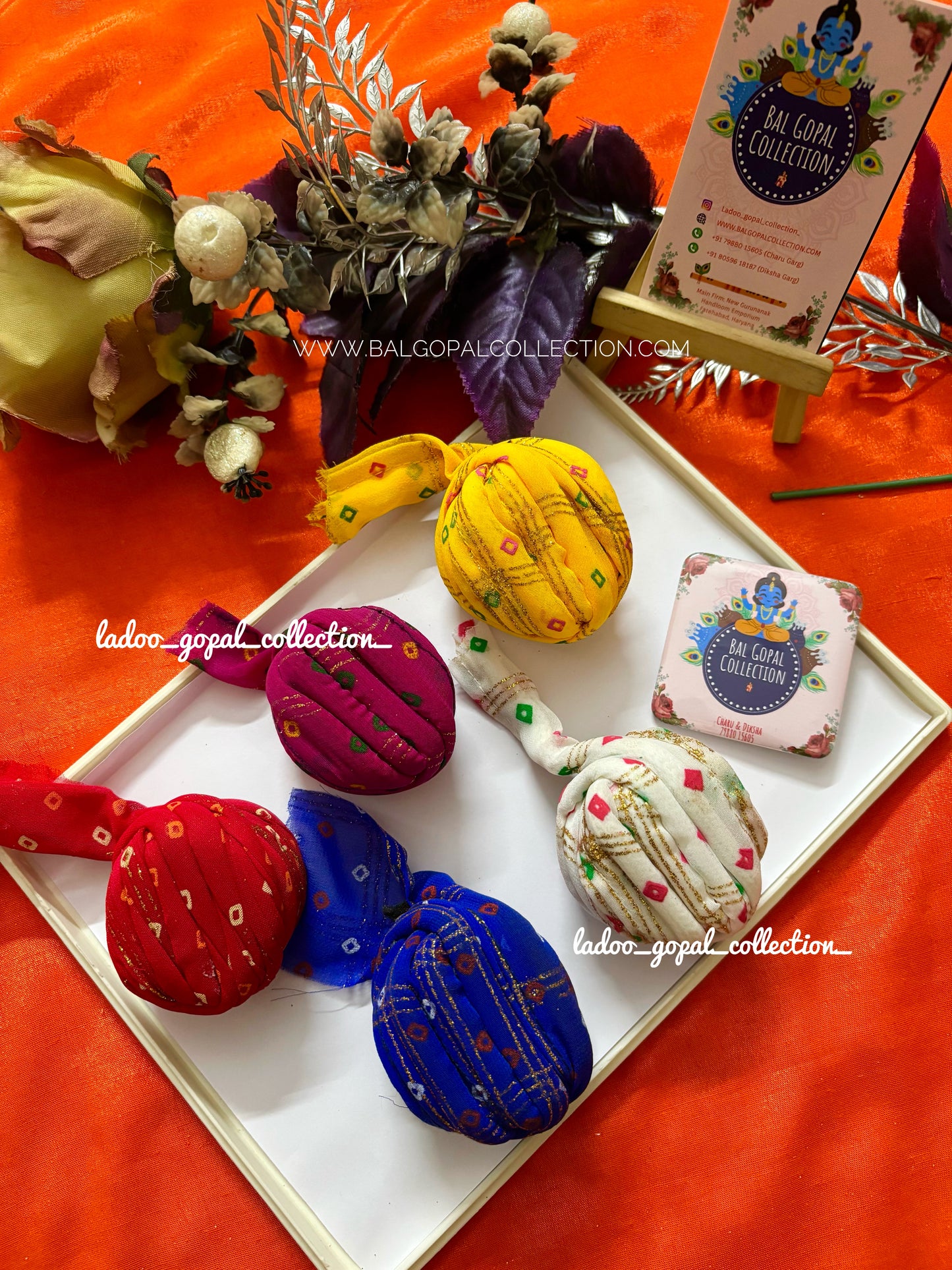 Safa pagdi for laddu gopal (set of 2)