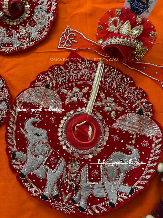 Royal elephant poshak for laddu gopal