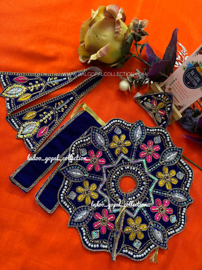 Heavy velvet poshak for laddu gopal