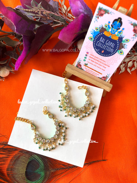 Heavy jadau stones choker for laddu gopal size 3-4-5