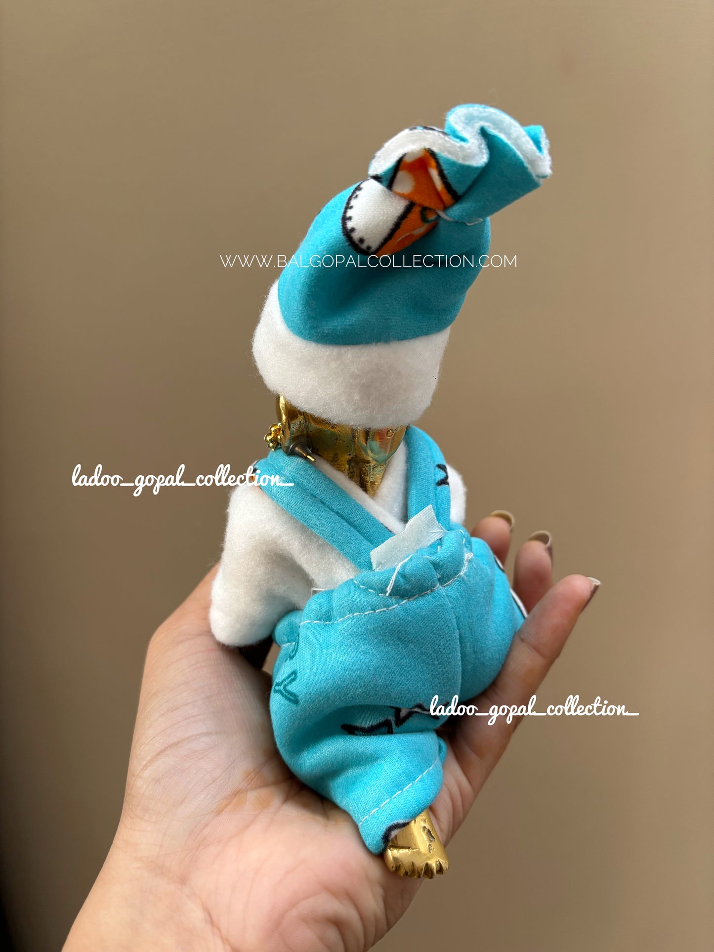 Winter bib suit for laddu gopal (2 pcs)