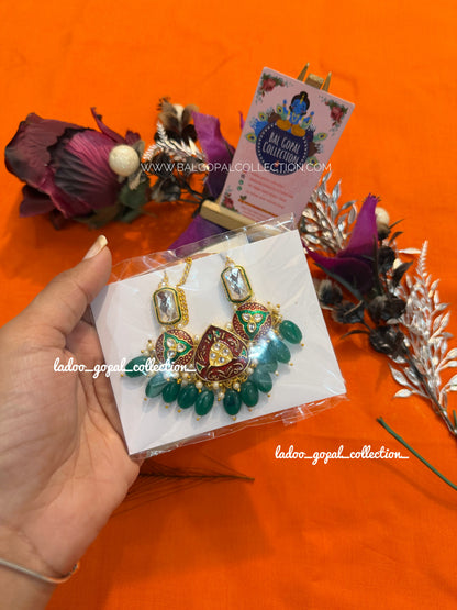 Heavy shahi mala for Radha krishna