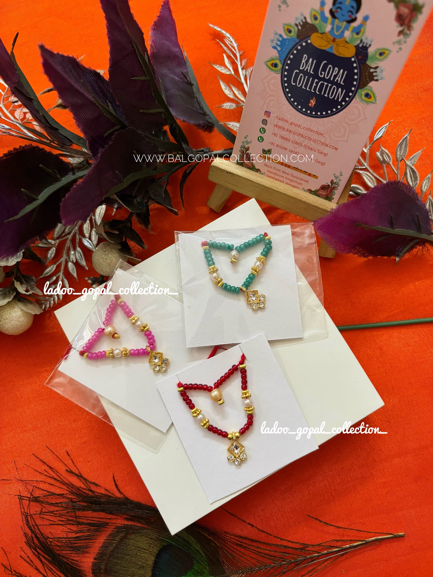 Small mala for laddu gopal size 1-2-3