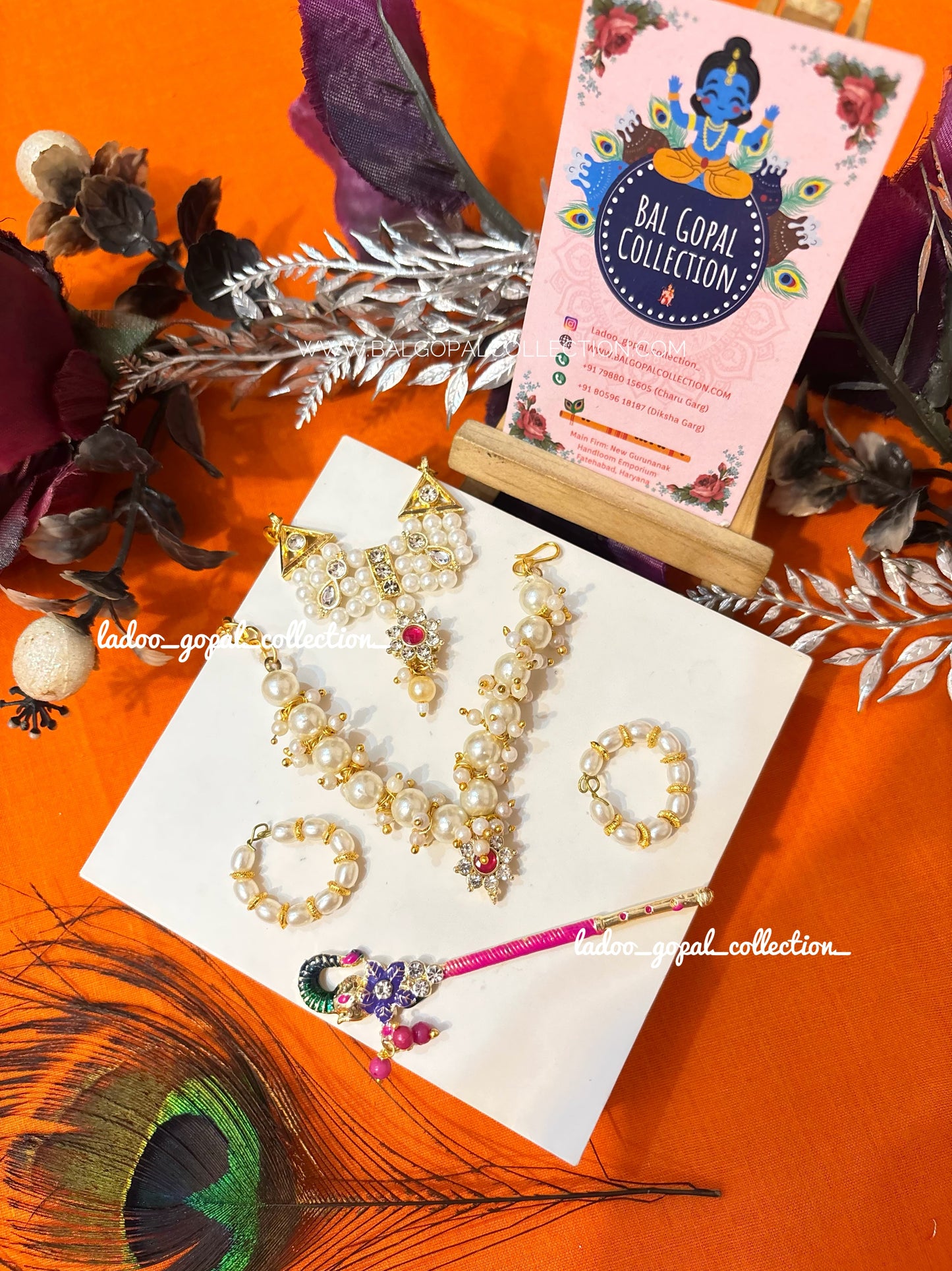 Laddu gopal shringar set