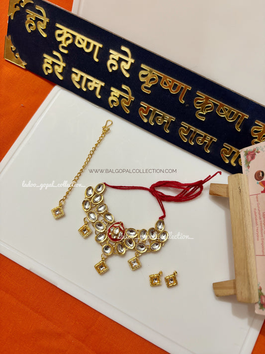 Shringar set for radha rani