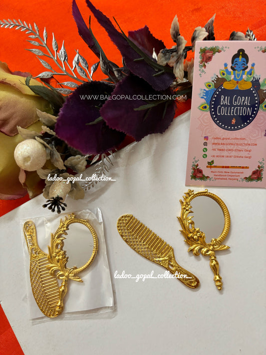 Mirror comb for laddu gopal/ Radha rani