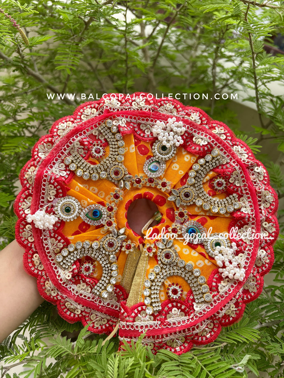Heavy poshak for laddu gopal – Bal Gopal Collection