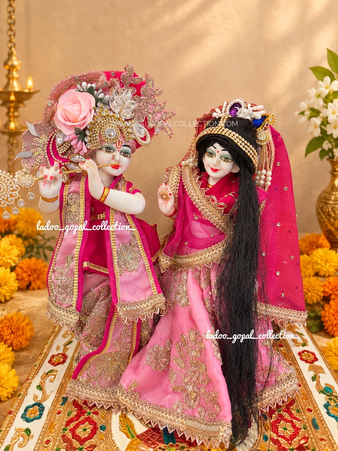 Premium Radha krishna poshak (RK set)