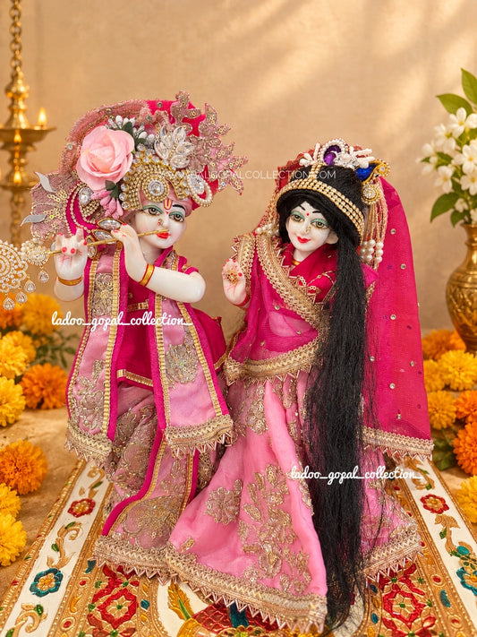 Premium Radha krishna poshak (RK set)