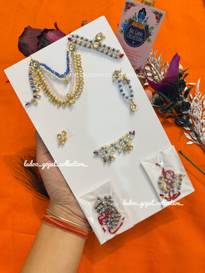 Heavy shringar set for krishna ji