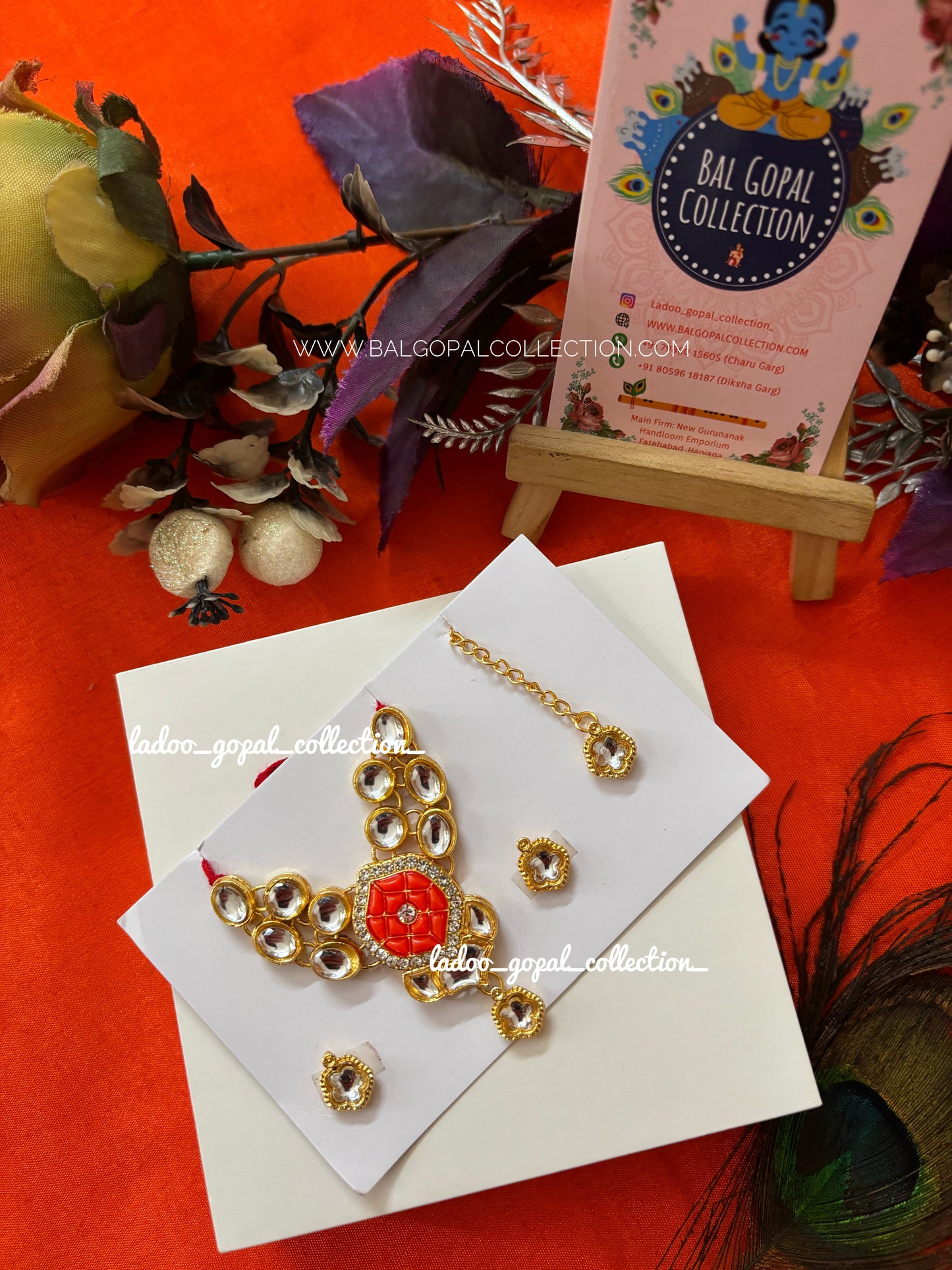 Heavy mala set for laddu gopal/ radha rani