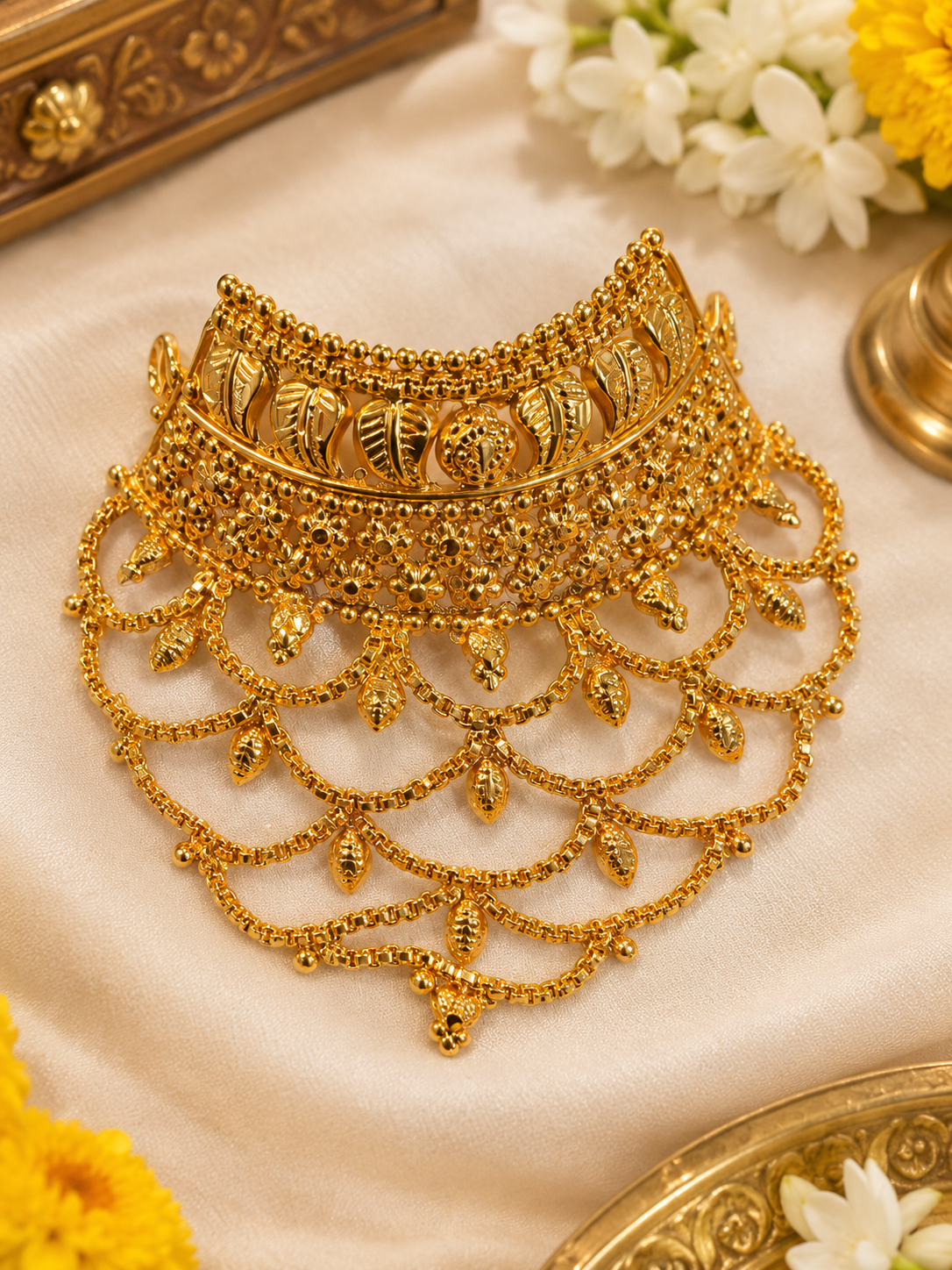 Gold mala || Navratri special