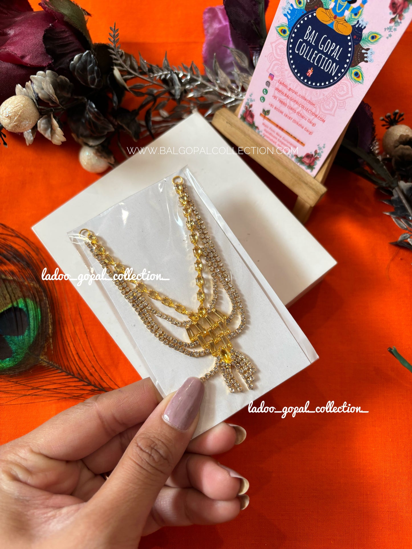 Long semi AD mala for radha kriahna