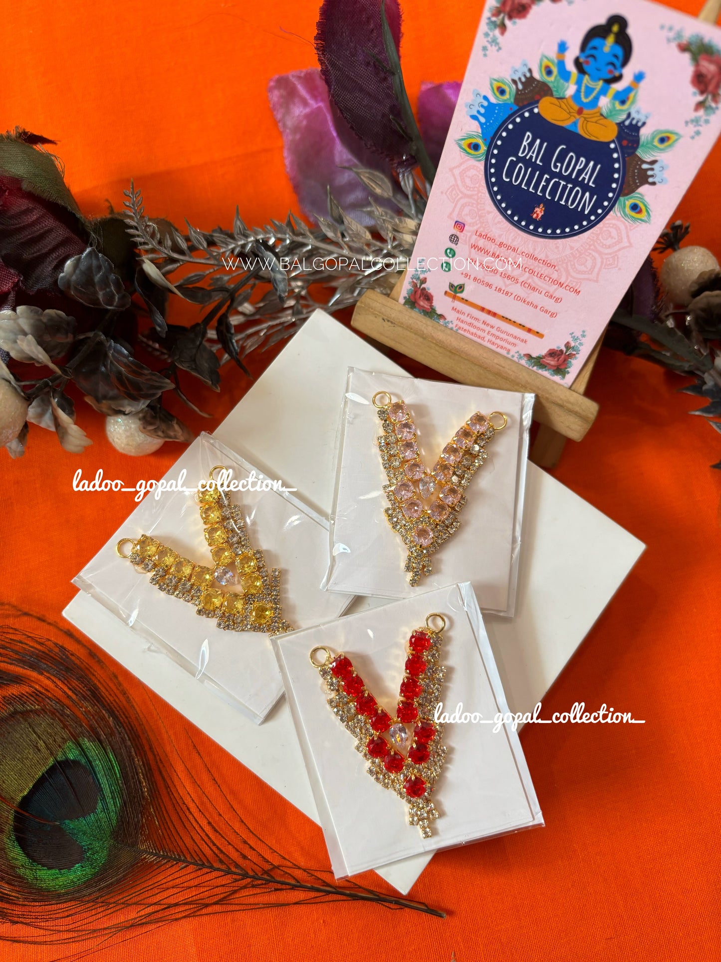 Semi AD mala for laddu gopal size 3-4
