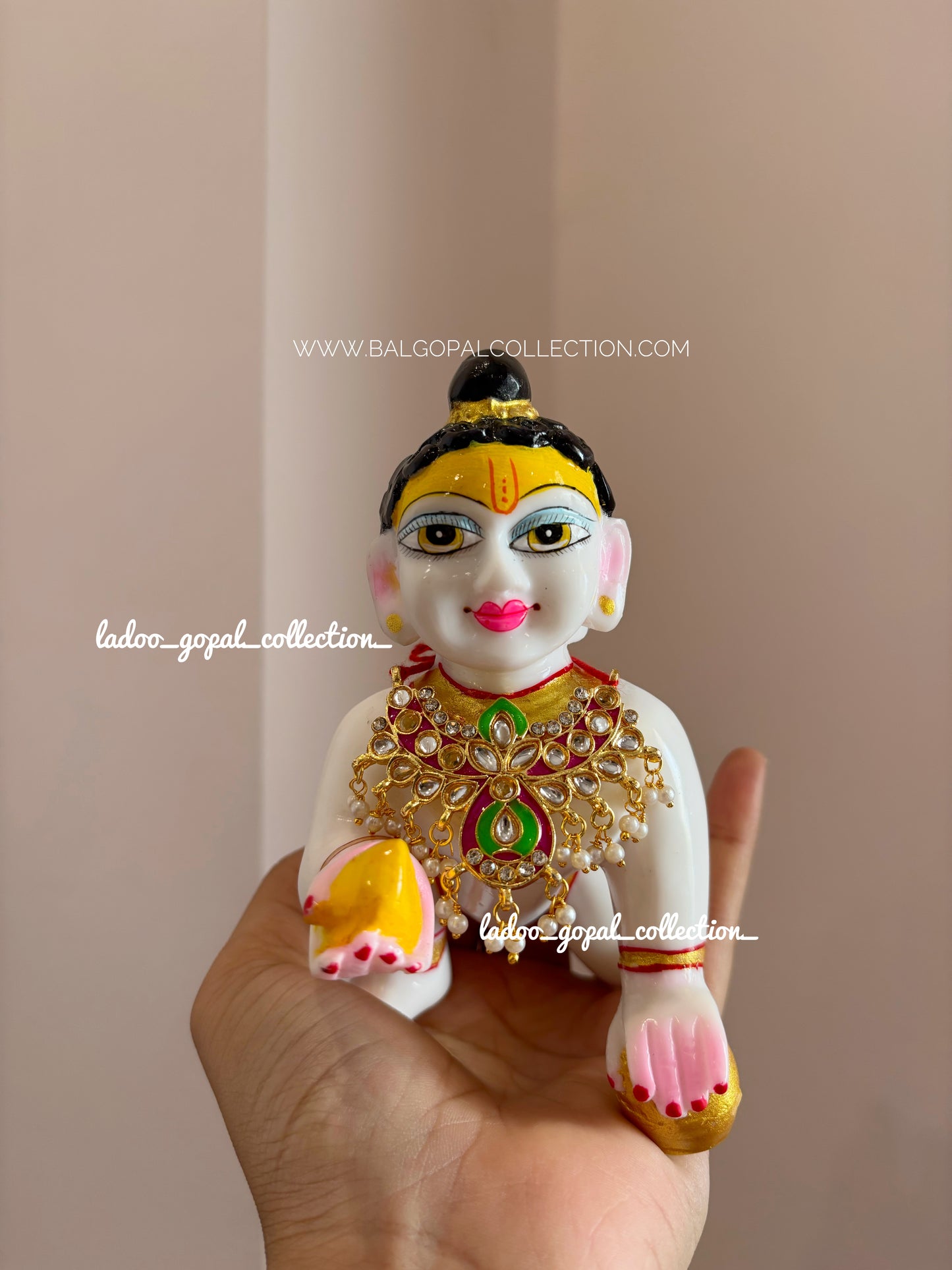 Noor kundan mala for laddu gopal