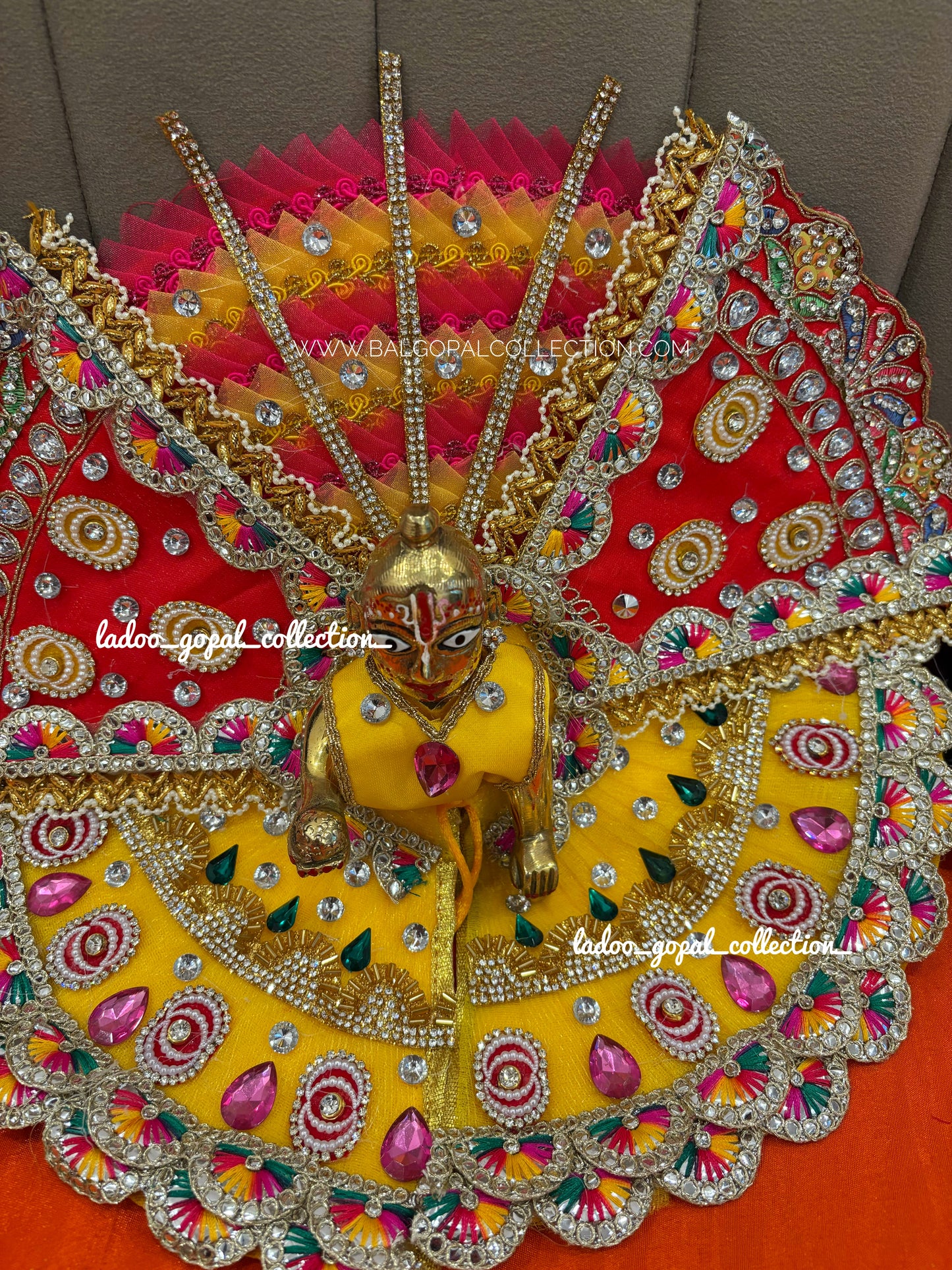 Heavy poshak for laddu gopal