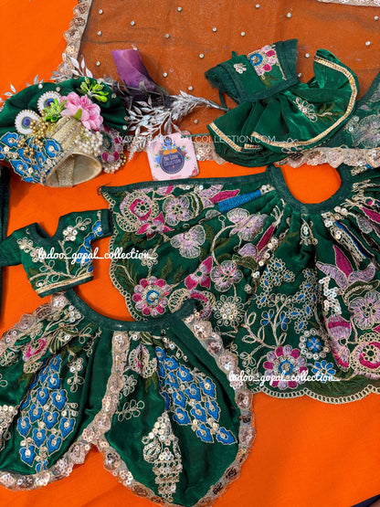 Premium Radha krishna poshak (RK set)