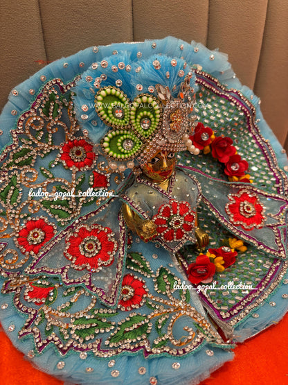 Mayuri poshak for laddu gopal