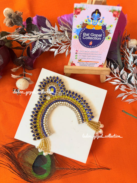 Handmade Premium kundan chandrika for radha rani