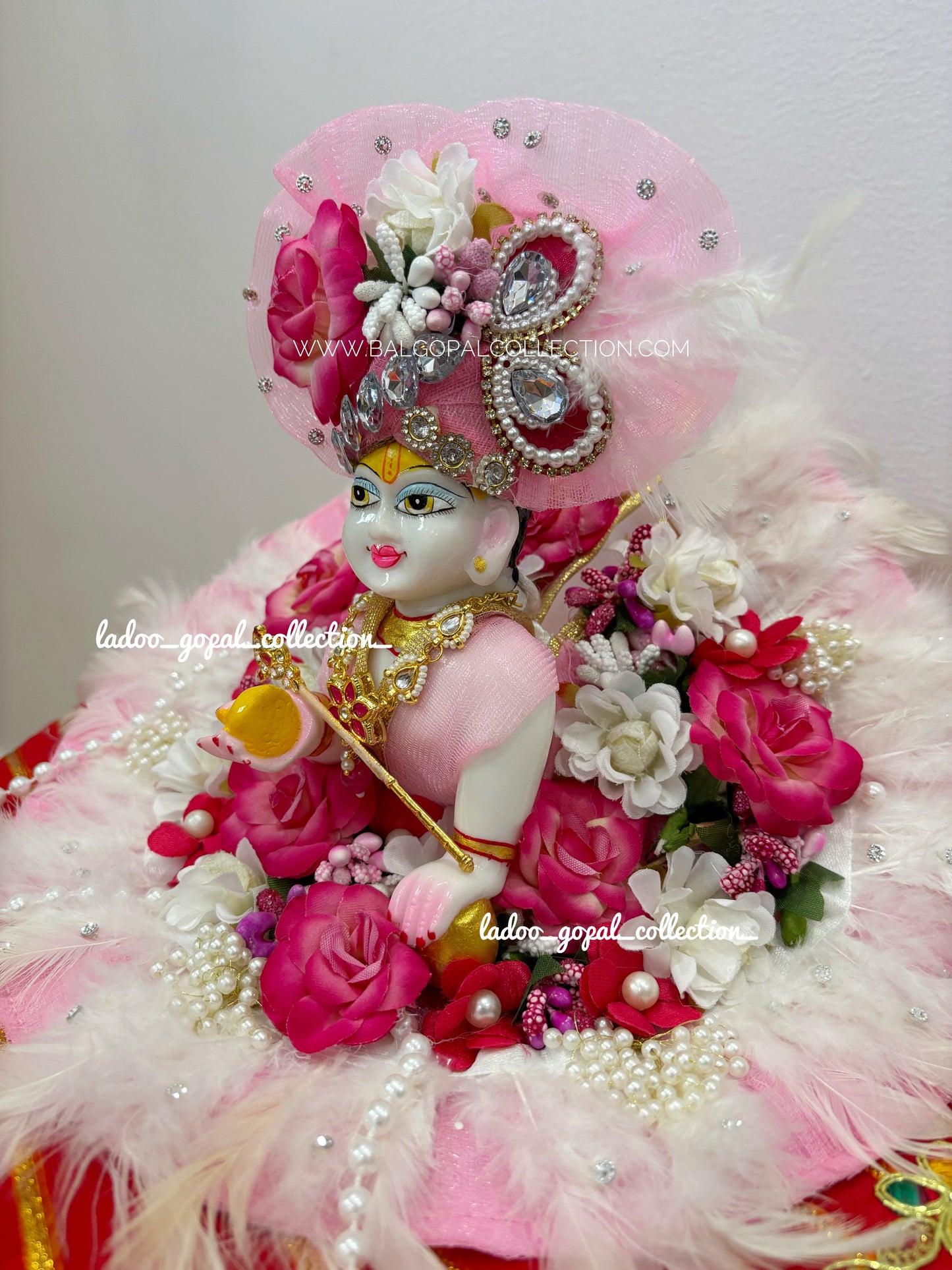 Gulab prem poshak for laddu gopal