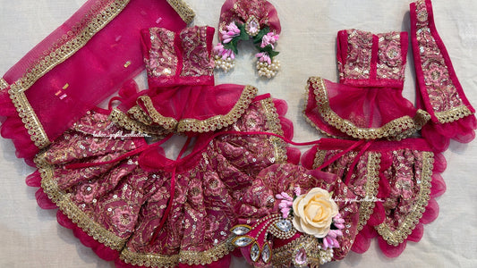 Premium Radha krishna poshak (RK set)