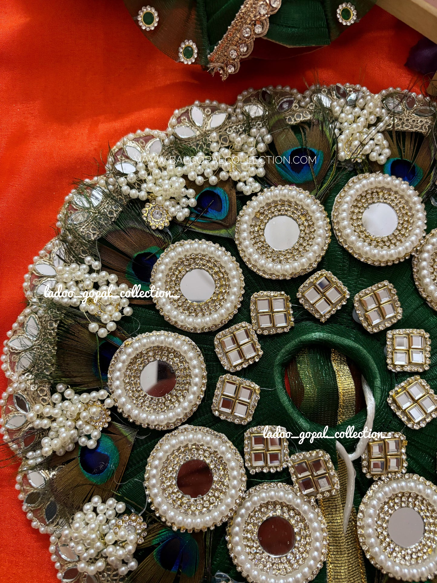 Meera morpankhi poshak for laddu gopal