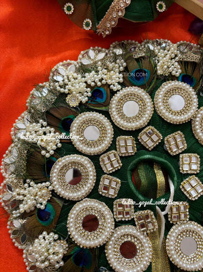 Meera morpankhi poshak for laddu gopal