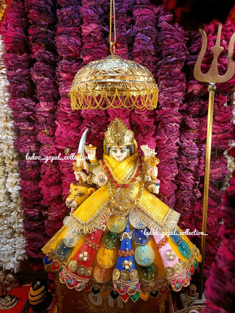 Heavy multi lehnga for mata rani