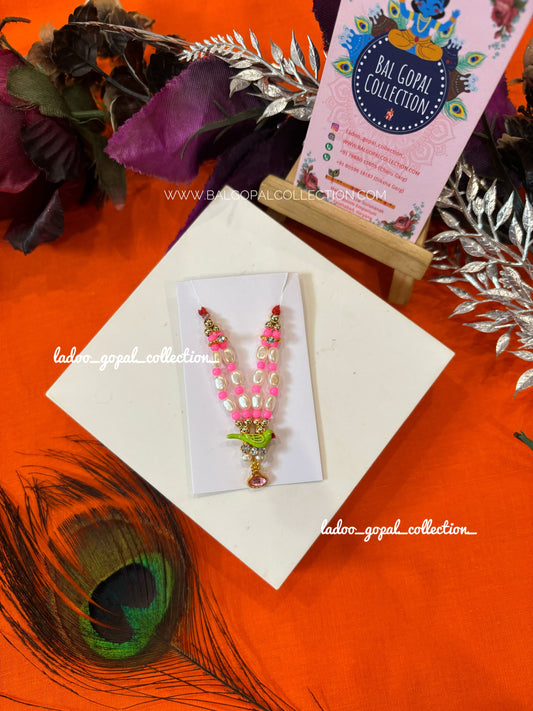 Parrot mala for laddu gopal size 2-3-4