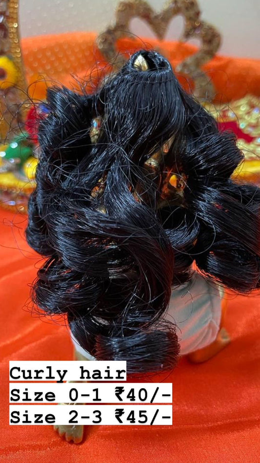 Curly hair for laddu gopal